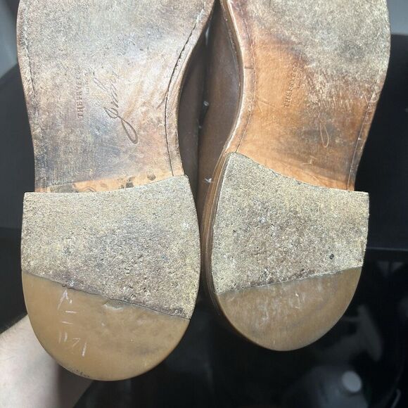 Frye Mens Size 11.5 D Brown Leather Oxford Dress Shoes - Picture 12 of 13